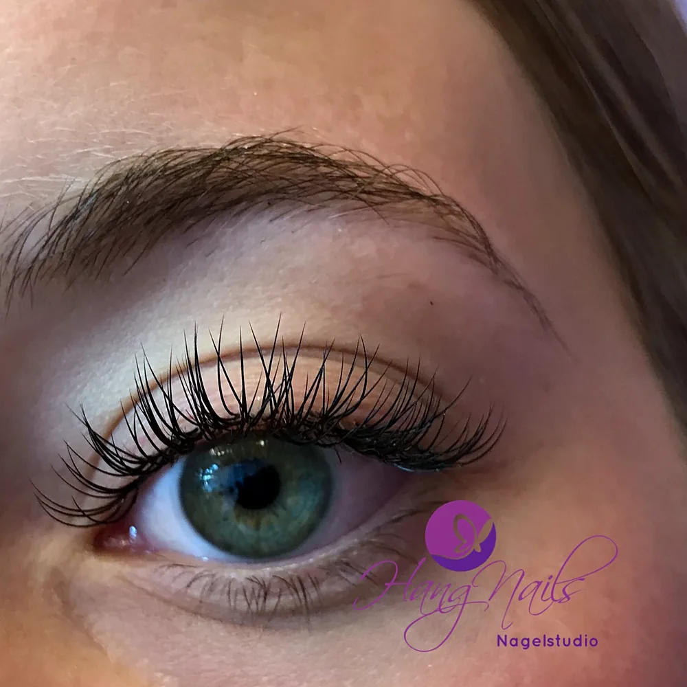 Wimpernverlängerung, Nahaufnahme